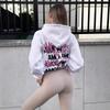 Women's Gothic Harajuku Hoodie - Plus Size Letter Print Sweatshirt