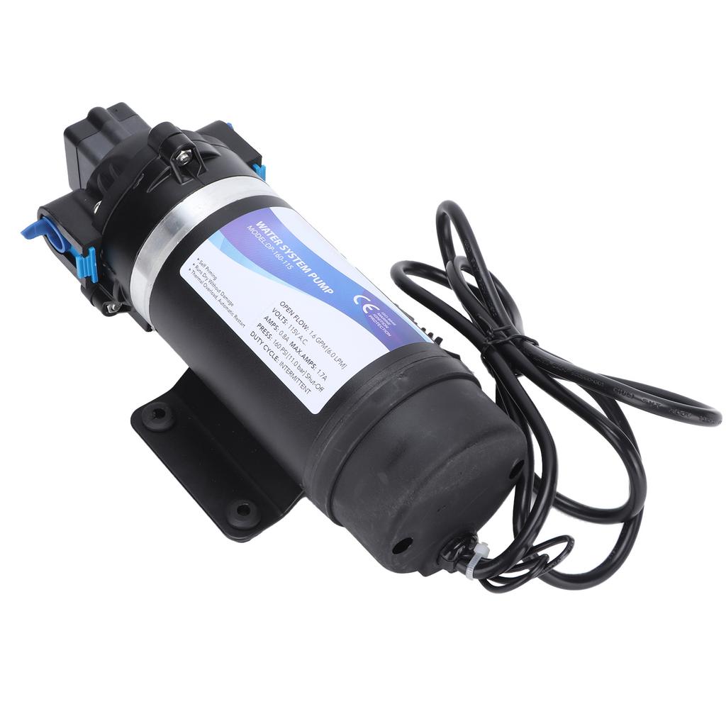 Water Pump Self‑Acting Single Suction Impeller for DC Road Roller Purifier Car Wash Spray 110V US Pl