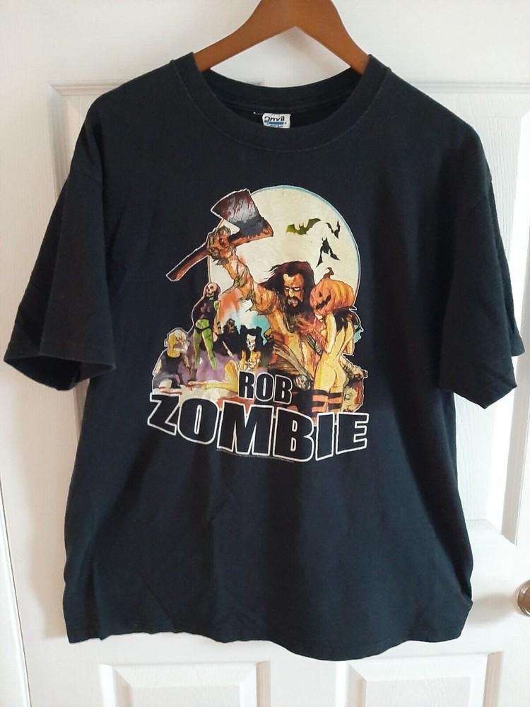 Vintage Rob Zombie Hellbilly Deluxe 2 World Tour Concert  AHN00385 Unisex T-Shirt XXXL