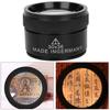 30X Mini Handheld Magnifier Round for Jewelry Identification Component Detection 30x36mm