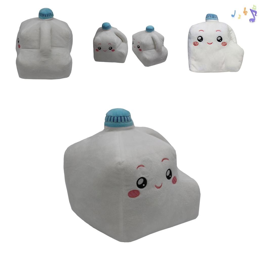 Lankybox Plush Toys Milky Soft And Cute Stuffed Doll With Music For Kids