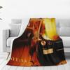 Ayliva Singer and Musician Gift Blanket For Men Women Album Cover Super Soft Cozy Throw Blankets for Couch Multi-size