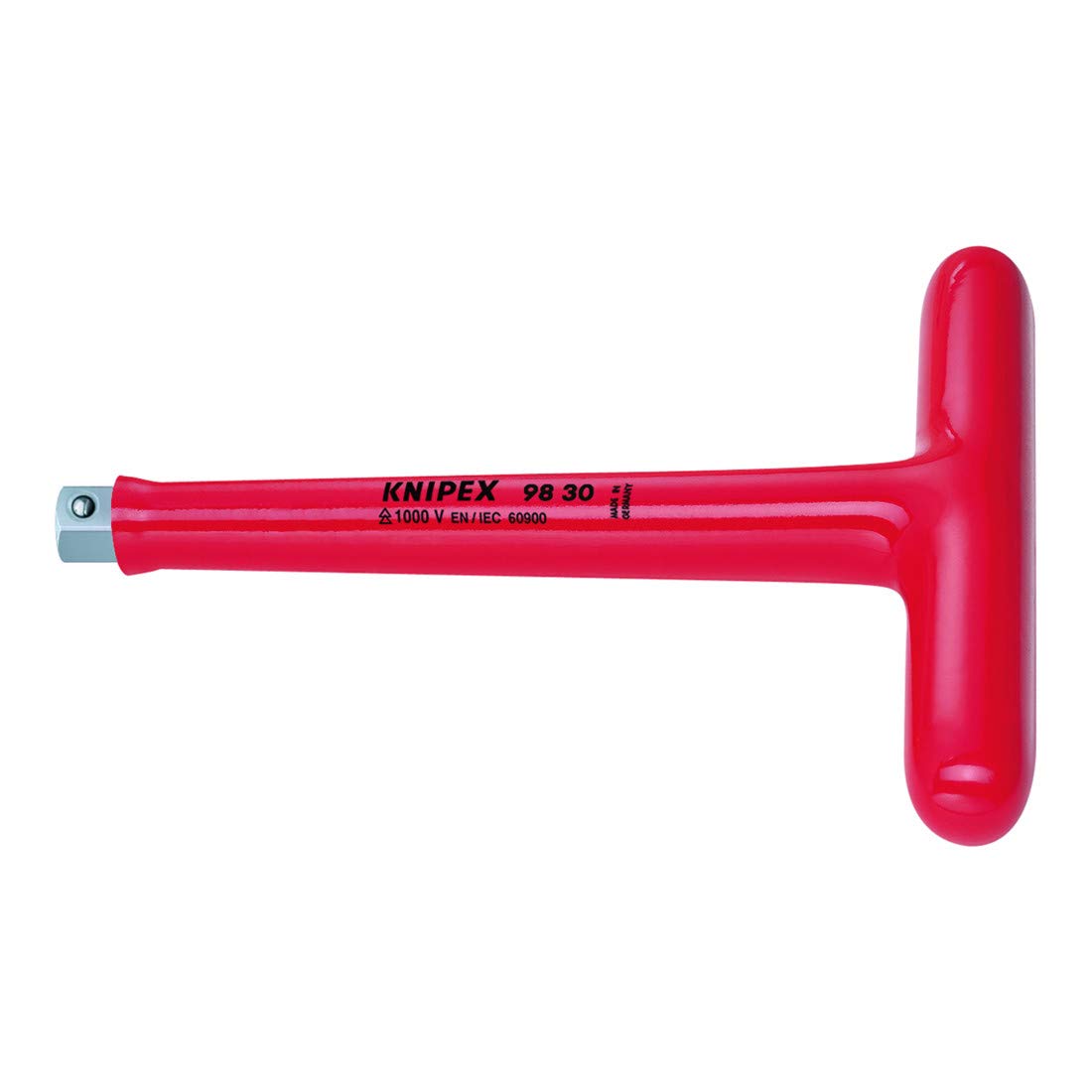 

KNIPEX 9830 Insulated 1000V (3/8 Square) T-Handle,