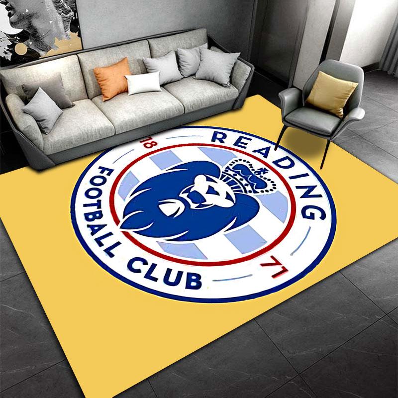Reading FC Logo Carpet Suitable As a Non-slip Mat for the Living Room or Bedroom Sofa