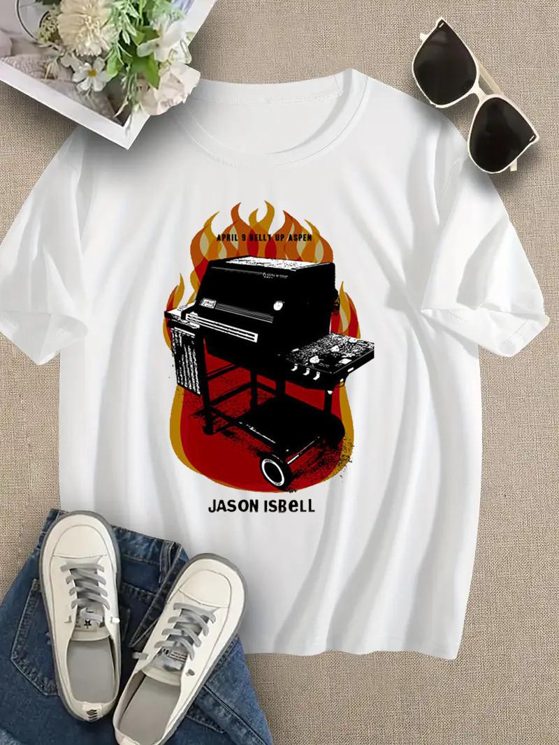 Unique Jason Isbell One Side White Tee Shirt S-234XL For Men And Women SA443 Unisex T-Shirt XXXXL