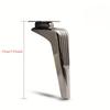 4 pezzi 15 cm Gambe Moderne Vintage Mid-Century in Metallo per Divano - Finitura Cromata, Nessuna Alimentazione Richiesta, Ideali per Mobili per la Casa