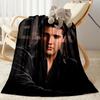Manta de Rendimiento de Elvis Presley Suave Cálida Acogedora Perfecta para Sala de Estar Cama Ropa de Cama para Todas las Ocasiones Estilo Moderno