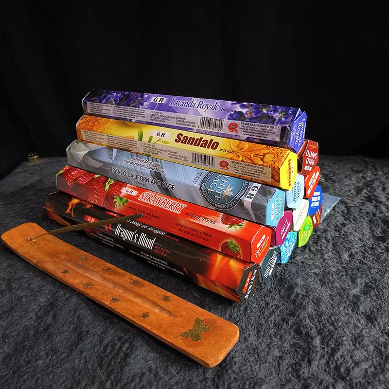 20 sticks White Sage Insense Sticks Natural Indian incense Aromatherapy Meditaion Palo Santo Linving Room Fragrance Joss sticks