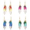 Colorful Butterfly Wing Earrings Unique Fairy Wing Drop Earrings Fashion Insect Jewelry For Women Girls Jewelry Gifts