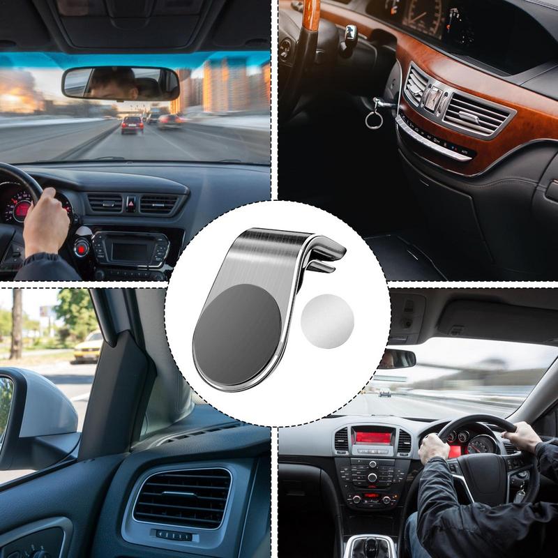Car Cell Phone Holder Phone Grip Holder Stand Stand Hands Free Cradle Magnetic Air Vent Clip Holder Hands Free Cradle In Vehicle