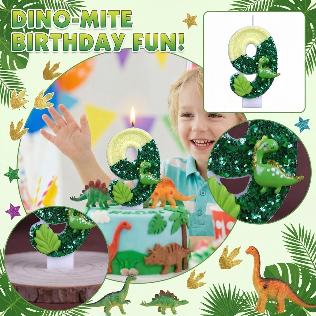 Fashion Cartoon Creative Birthday Candles Party Digital Candles