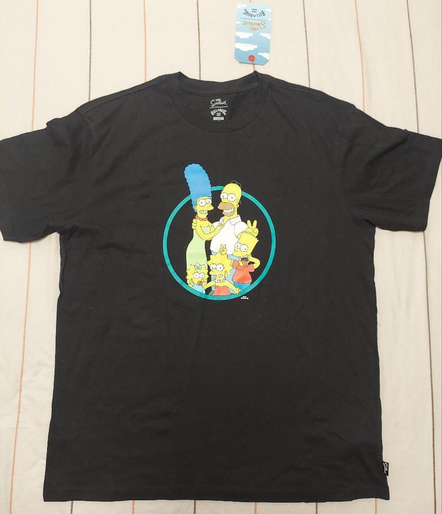 [USED] Billabong The Simpsons T-shirt, Size L
