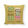 Farmhouse Pillowcase: Book-Themed Decor for Reading Rooms & Gifts for Book Lovers