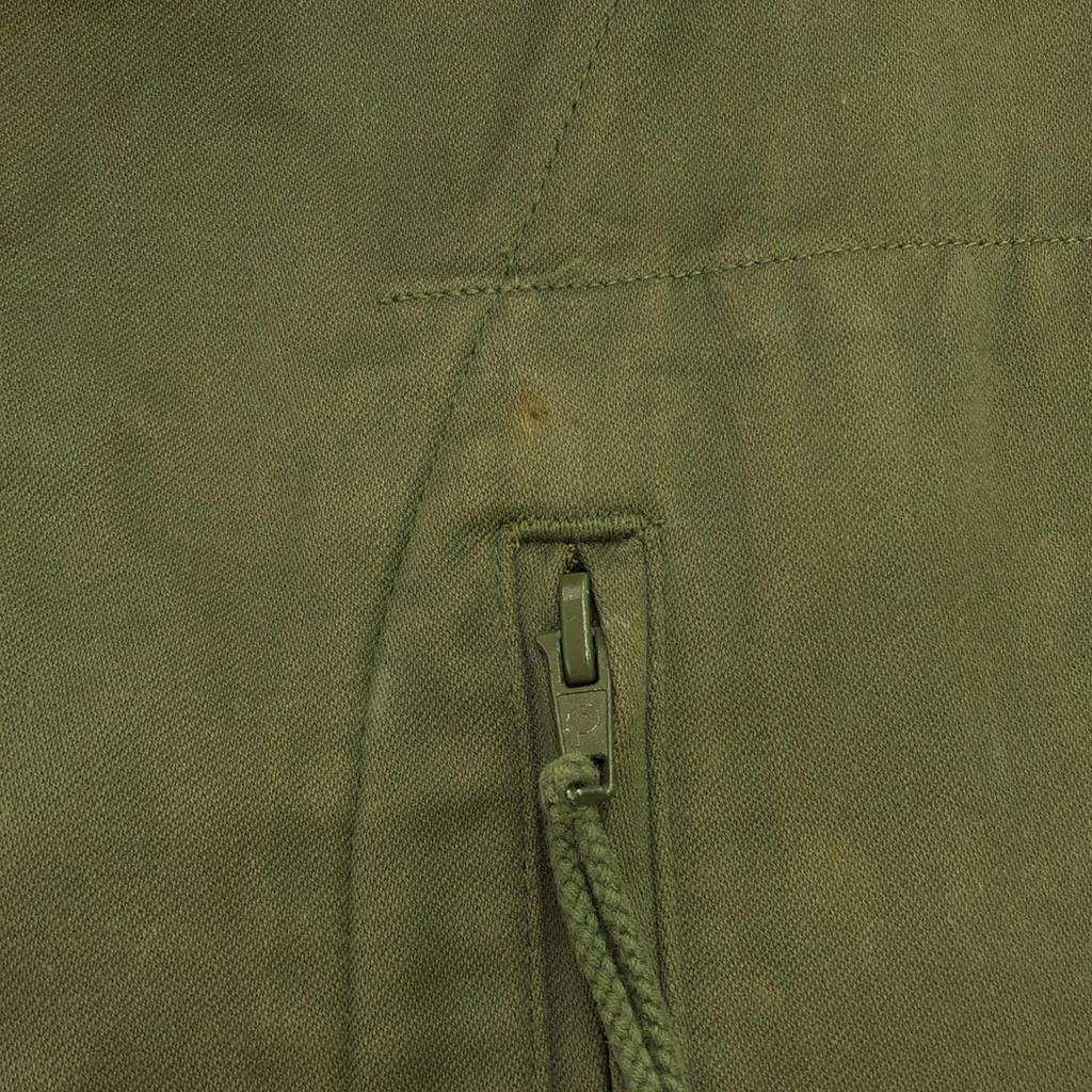 FRENCH ARMY 80s F2 Military jacket L khaki Field jacket Men's Used