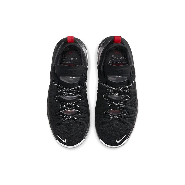 (GS) Nike LeBron 18 'Black University Red' Kids' CW2760-001