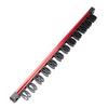Magnetic Screw Driver Organizer 12 Slots Aluminum Rail Wrench Tool Holder for Hardware Display