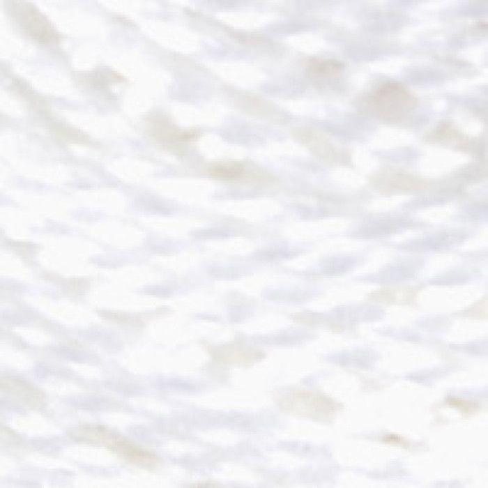Fil en coton perlé - DMC - 116 5-B5200 - Blanc neige - Taille 5 - Doux et satiné