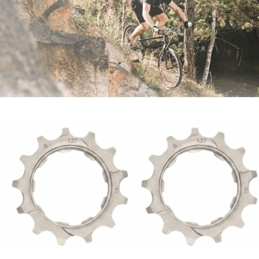 2PCS 8/9/10/11 Speed Bike Freewheel Steel Freewheel Pinion Durable Fixed Gear Cog  Bicycle Repair