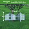 White PVC Fence: Indoor/Outdoor Garden Barrier and Decorative Guardrail