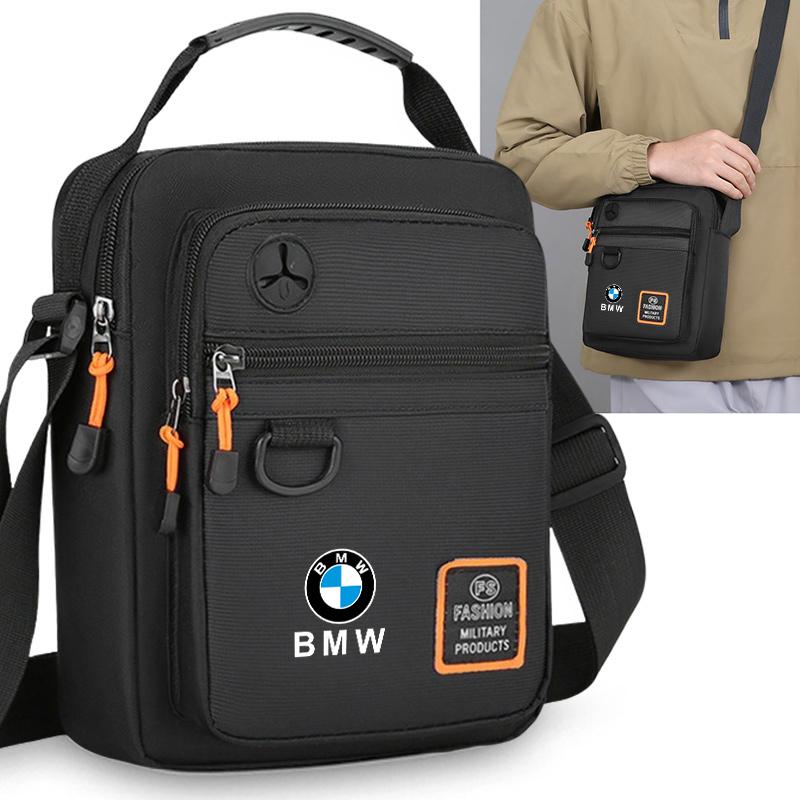 Men Shoulder Bag Waterproof Large Capacity Travel Sports Handbag Crossbody Pouch for BMW 50th M E36 E39 E46 E90 X3 X5 X6 G10 G20 gzsh02