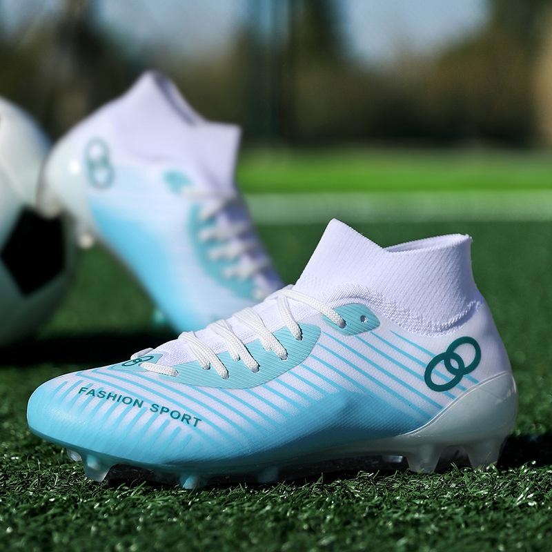 New Adult Girls Football Shoes Boys Students Long Nails AG Shredded Nails TF Children's Women's Assassin Training Shoes