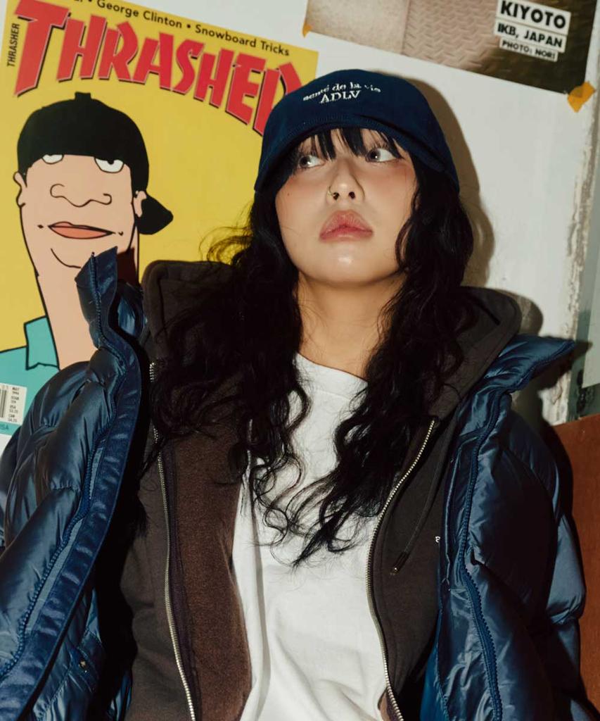 ACME DE LA VIE Corduroy Basic Logo Ball Cap (4Color)