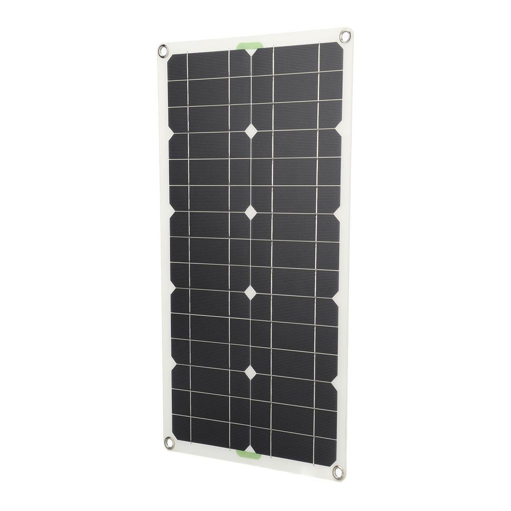 100w Solar Panel Portable Flexible Monocrystalline Silicon Solar Charger Kit for Car Boat Marine Camping