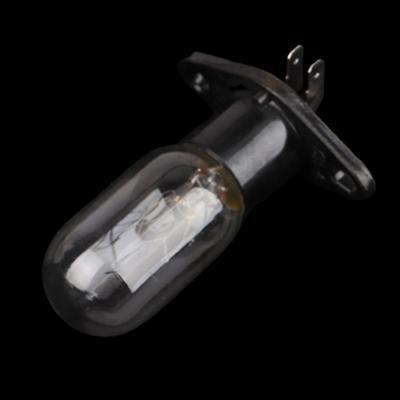 1Pc 4.8Mm Socket With Bent Foot 220V 15-20W Microwave Oven Bulb Refrigerator Lighting Bulb With Holder Replacement Universal