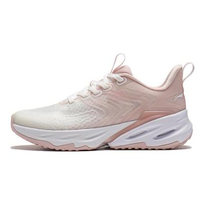 Li Ning Eazgo Shock Absorption Rebound Low-Top Running Shoes Women Sneakers Peach-Pink ARES014-3