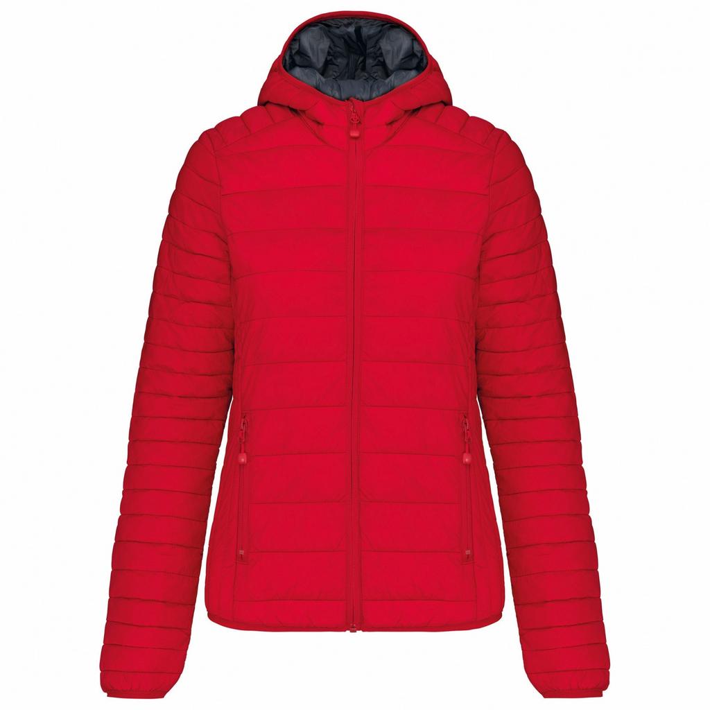 Kariban Womens/Ladies Lightweight Hooded Padded Jacket
