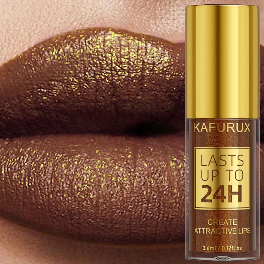 14 Colors Glitter Metallic Lip Glaze Shiny Long Lasting Lip Gloss Waterproof Liquid Lipstick Makeup Lip Oil Lip Tint Gifts for W