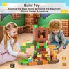 Magnetic Building Blocks Toy Build Adventure Game Castle World Magnet Construction Set STEM Montessori Sensory Toys Gift