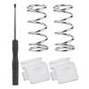 2Pcs Water Bottle Lid Mouth Push Button Switch with Springs & Screw Driver for Owala FreeSip Accessories