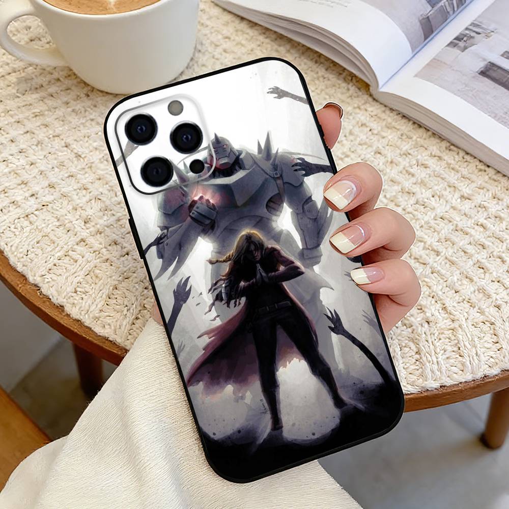Fullmetal-l Alchemist-t Alphonse Phone Case For iPhone 17, 16,15,14,13,12,11 Plus,Pro Max, Others Soft Black Cover