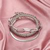 3PCS/Set Fashion Thick Chain Link Bracelets Bangles For Women Vintage Snake Chain Gold Silver Color Bracelets Set Punk Jewelry