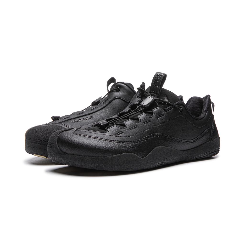 Li Ning Cushioning, Wear Resistant Low Top Casual Shoes Unisex Black AZGW199-1