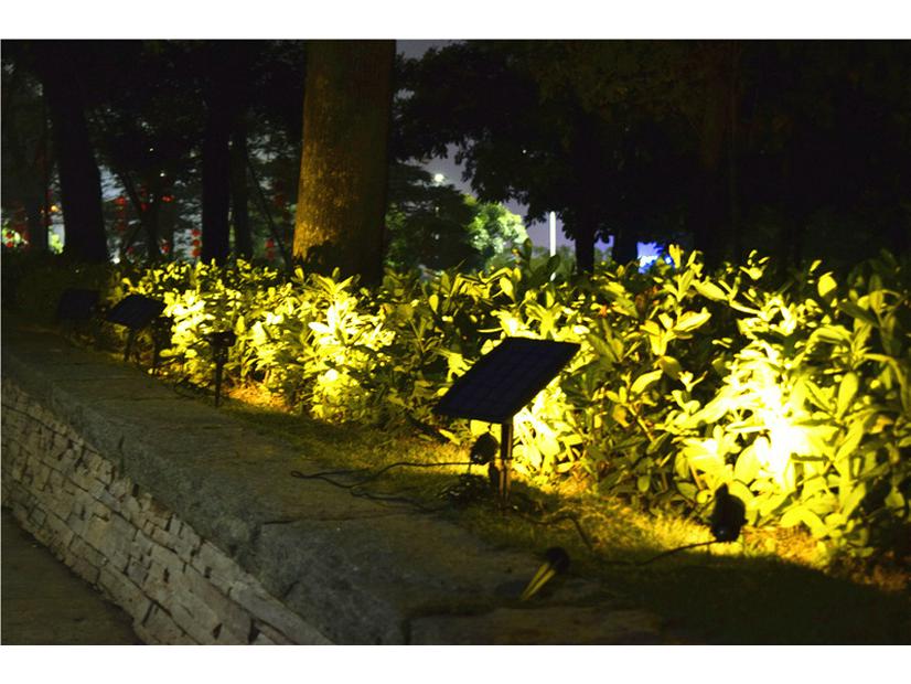 6W Aluminum Solar LED Spotlight for Garden and Outdoor Decoration