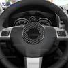 Für Opel Astra H MK5/Zafira B 2004 2005 2006 2007 2008 2009 2010 Echter Weicher Kohlefaser Aufkleber Auto Lenkrad Mitte Zierleiste