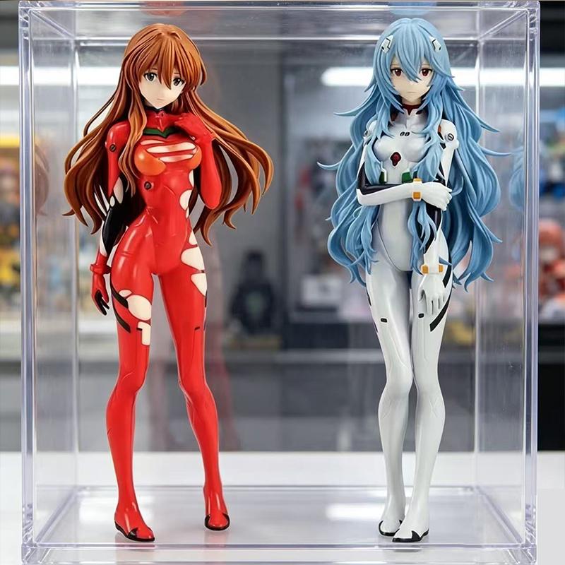 Gorąca Figurka Anime EVA Ayanami Rei Asuka Dwuwymiarowy Model Podstawa Ozdoba na Biurko Kolekcja Ozdoba Prezent Zabawki