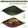 Wear-Resistant Zipper Tool Bag Pouch Multi-Function Tool Organizer For Electrician Gardening Woodworking Camping Use