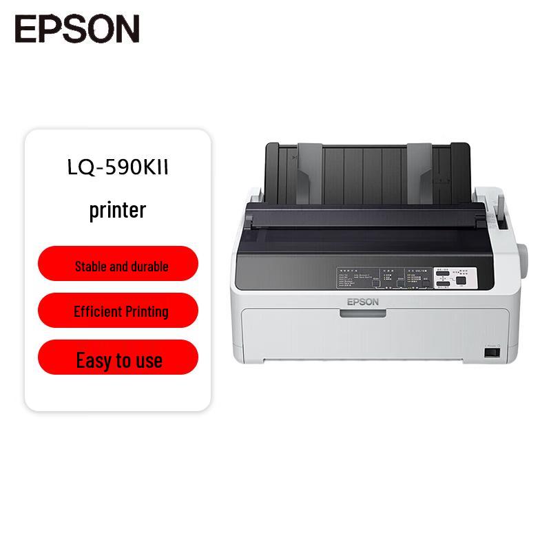 

Epson LQ-590KII 80-Column Dot Matrix Printer CN plug (adapter included)