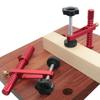 Aluminum Dog Clamps Quick Acting Hold Down, 19mm/20mm Holes Hold Down Clamps for Woodworking Table Workbench Accessories