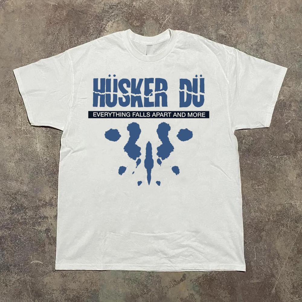 Husker Du Logo Band White Cotton Shirt FULL size S5XL MI921 Unisex T-Shirt XXXXL