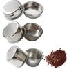 Promotion!Portafilter Coffee Strainer For Dedica,3Pcs With High,Medium And Low, Bottomless Portafilter 51 Mm,Espresso Accessorie