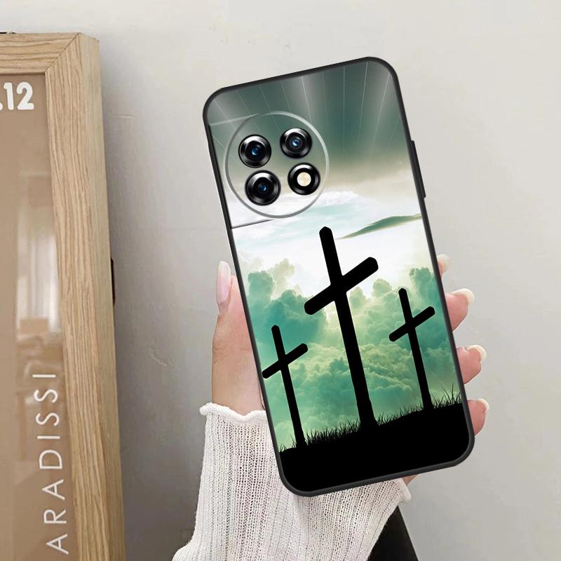 

Христианский религиозный чехол с Иисусом для OnePlus 10T 10R 12R 9R 8T 12 11 9 10 Pro Nord CE 2 3 Lite CE4 2T N10 N20 N30 OnePlus 10T