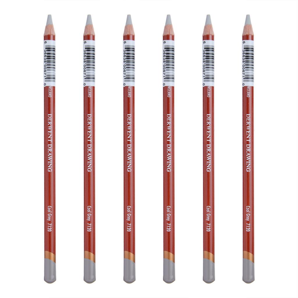Derwent Colored Drawing Cool Case of 0700691 Pencils, Pencil, Grey, 7120, 6,