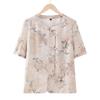 New Chinese Style Floral Short Sleeve Top