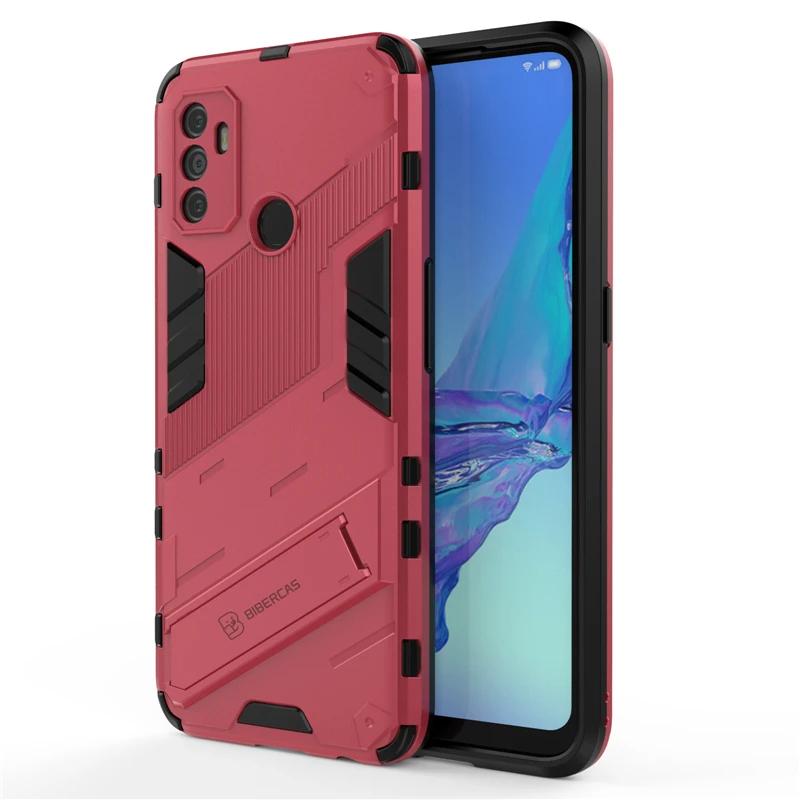 For OPPO A53 4G Armor Shockproof Phone Case Back Cover For OPPO A32 4G Magnetic Kickstand Anti-Fall Protect Cases Coque