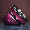 European & American Bestseller: Purple Stainless Steel Men's Ring