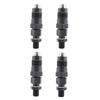 M63K-4PCS TD27 Engine Fuel Injectors 16600-43G23 For NISSAN NAVARA D21 2.7L Diesel Parts Accessories